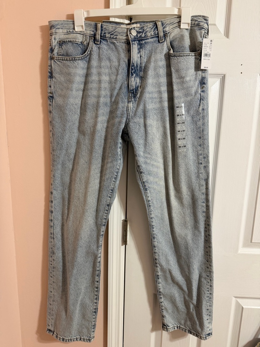 Men's Pacsun Stone Wash Blue Jeans - Classic Straight Fit